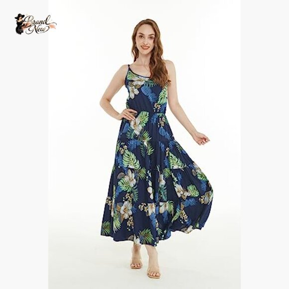 Tiered Maxi Dress with Adjustable Spaghetti Straps - Picture 4 of 7